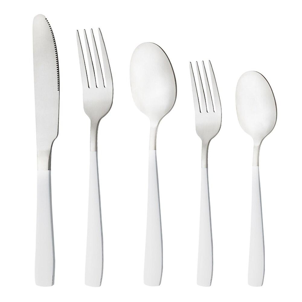 Dinnerware Gold Stainless Steel Set Cutlery Knife Fork Spoons Dessert Coffee Spoons Sliverware Kitchen Party Tableware Flatware