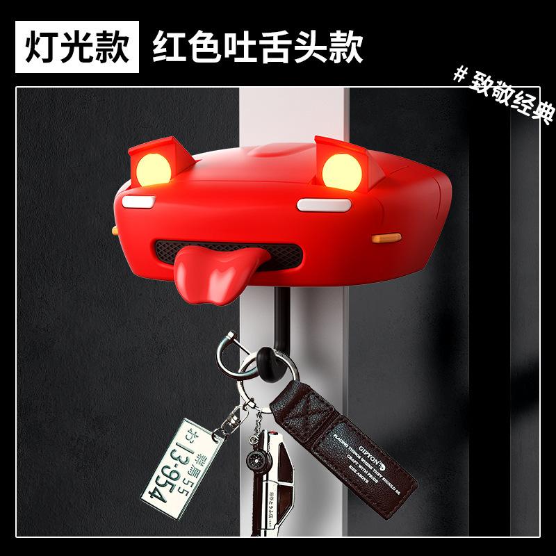 New Initial D AE86car Headlight Key Hanger Creative Storage Rack Hook Ae86 Key Holderwallhome Decormodern