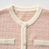 Autumn Style Wool Knit Cardigan with Textured Three-Dimensional Design