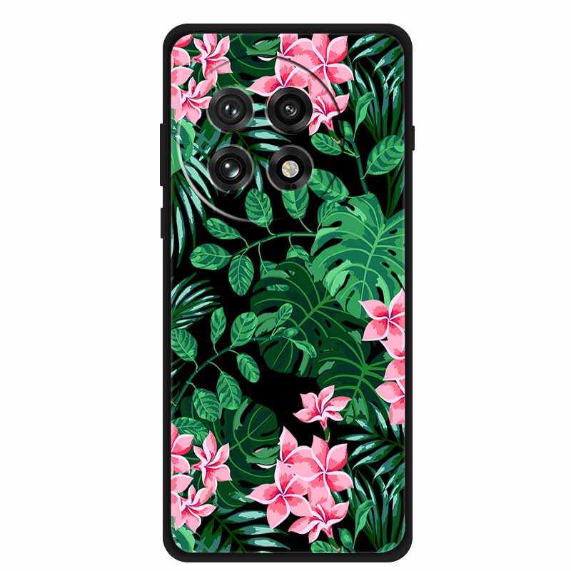Black Silicone Case For OnePlus 13 5G Case Cartoon Cat Soft Back Cover For OnePlus Ace5 5G Ace 5 Pro 13R Phone Case Shell Coque