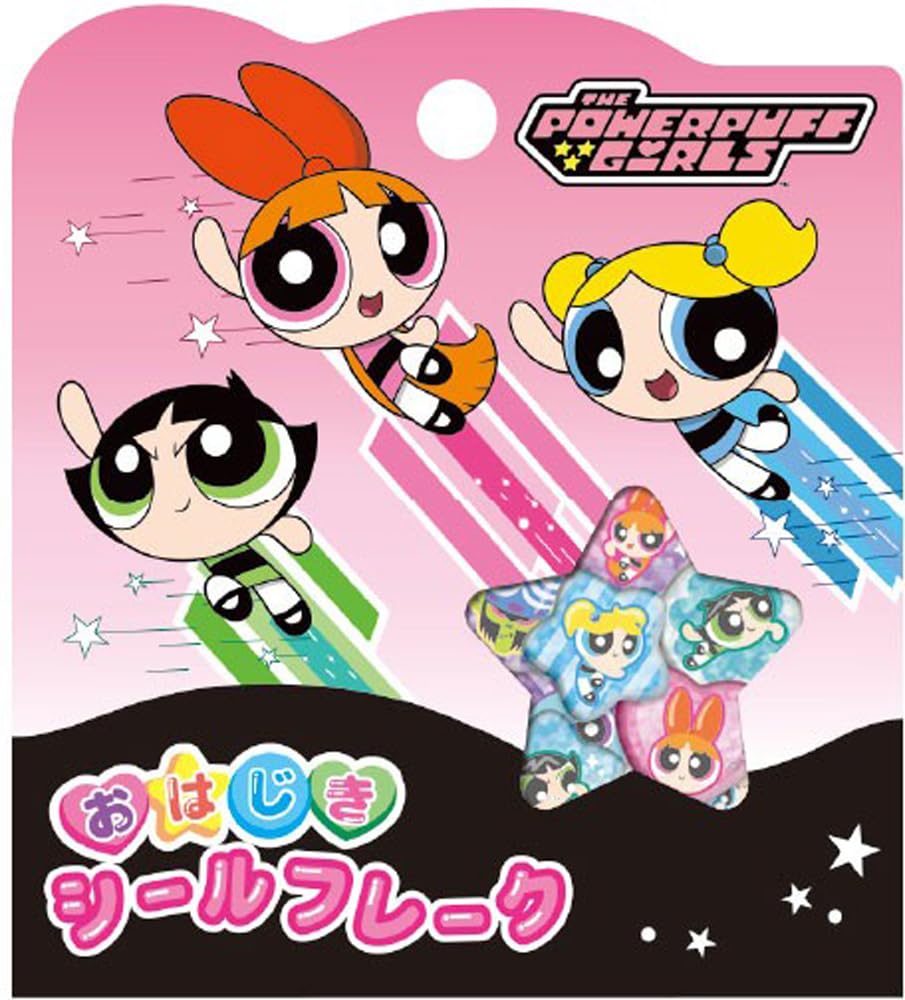 Crux Marbles Sticker Flakes Powerpuff Girls 134027