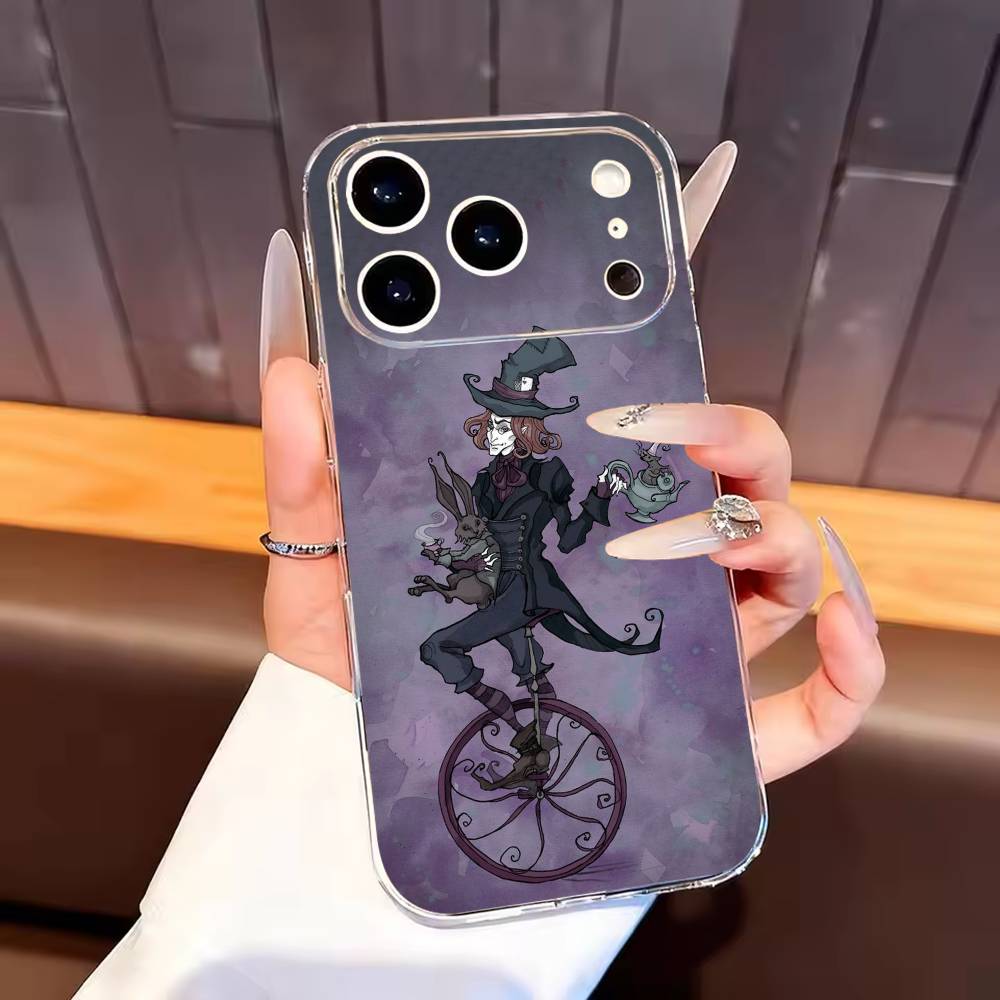 

M-Magic hat Phone Case For iPhone17,16,15,14,13,12,11 Plus,Pro Max Soft Transparent Cover iPhone17