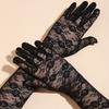 Elegant Bridal Gloves Long Lace Gloves Vintage Wedding Mittens  Wedding Ceremony