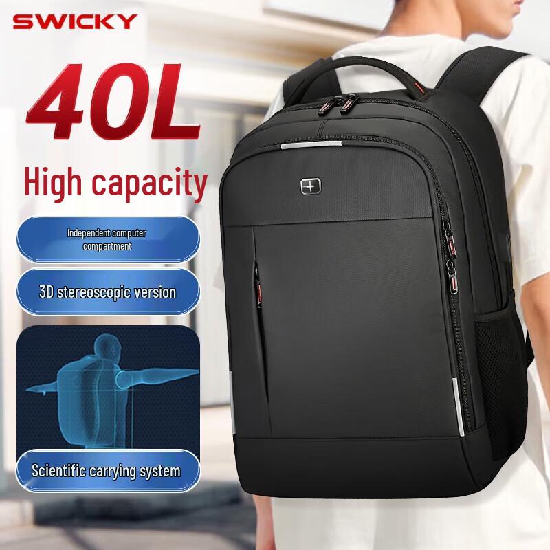 SWICKY 88173 Men s Business Travel Laptop Backpack