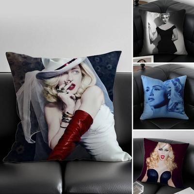 Zpěvačka M-madonna Povlak na polštář Protiprachový roztoč Neviditelný zip Pohovka Postel