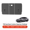 YZ for Tesla Model Y Juniper 2026 Floor Mats with Door Sill Protection Strips All-weather Floor Liner Cargo Mat Trunk Backrest