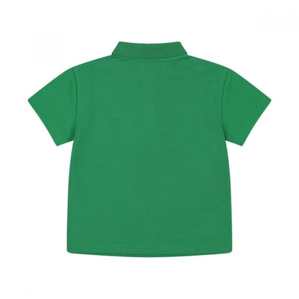 Kangol Kids Coolmax Pique Collar T shirT Green Sb 0002