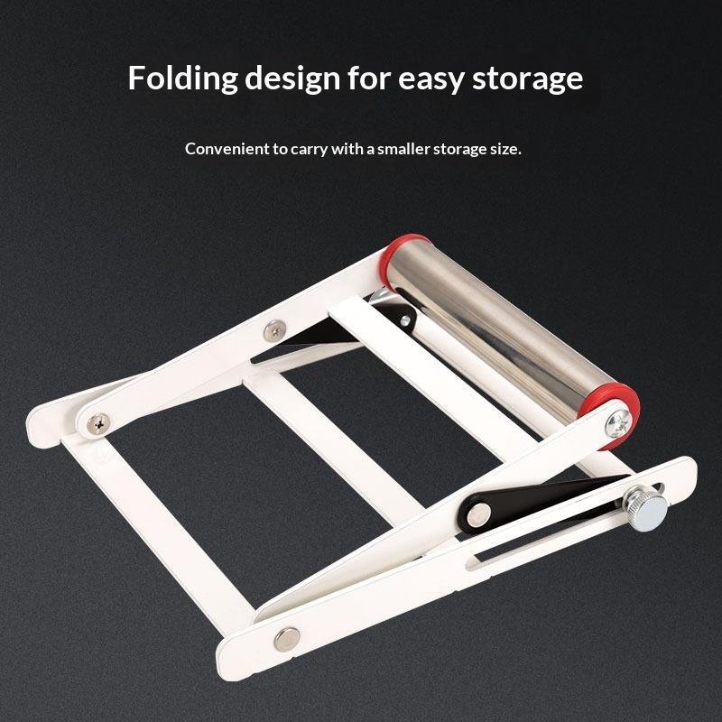 Adjustable Cutting Machine Material Support Stand With Stainless Steel Roller Portable for Outdoor Job Site Wood Metal Cutting