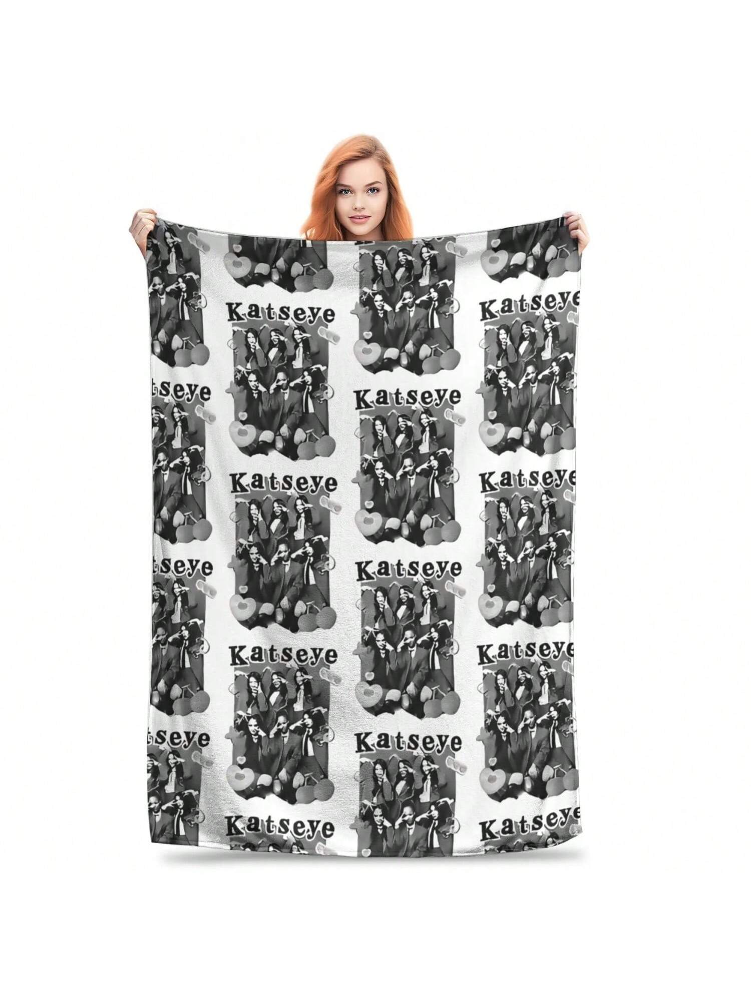 

KATEYE Kpop Group Blankets Quality Soft Throw Blanket Winter Adult Bedroom Novelty Bedspread 75X95CM