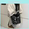 Chic Sequin Tote Bag For Women 2024 Trendy Korean Style Large Capacity Shoulder Bag