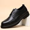 Luxury Brand Lace-Up Non-slip Men Business Black Shoes High Quality Formal Leather Men Dress Shoes Breathable Mens Casual Shoes