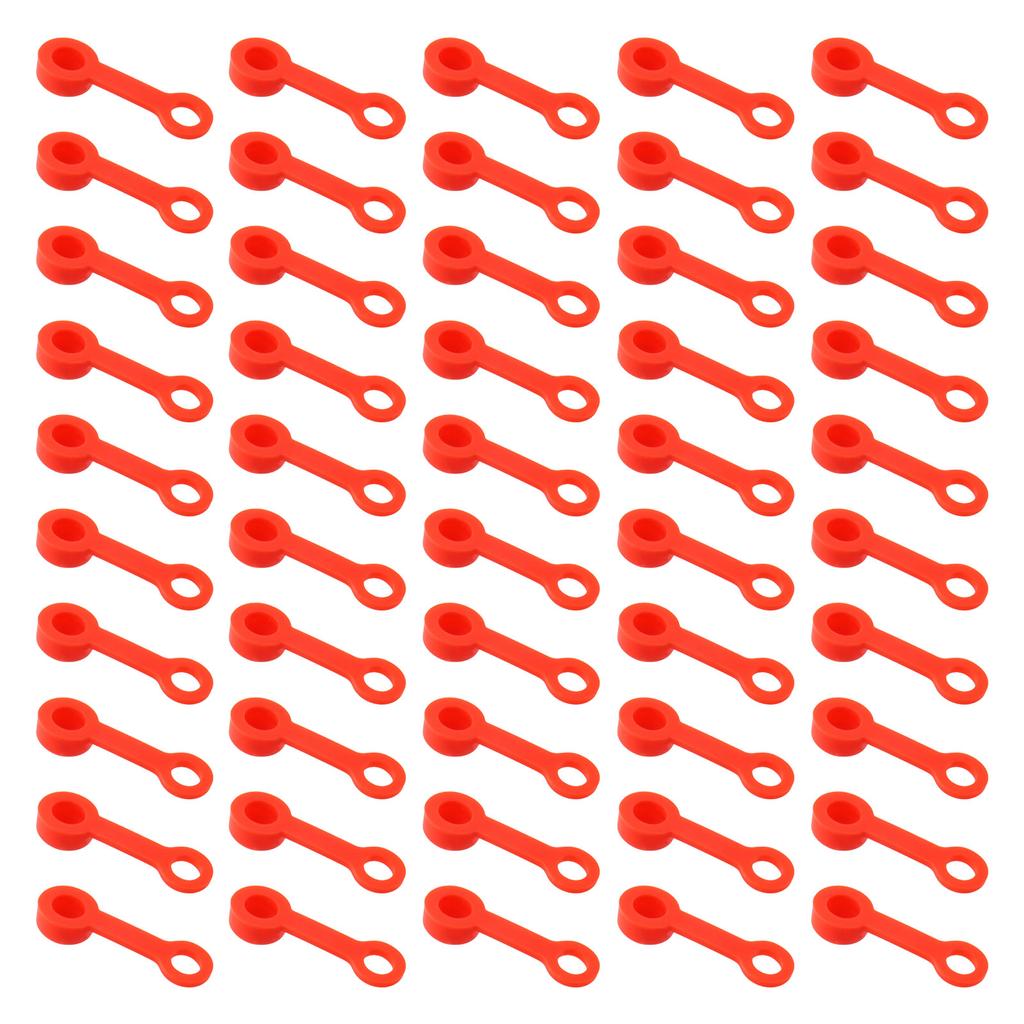 50Pcs Bike Bleed Nipple Cover Soft Rubber Brake Screw Caps Bike Hydraulic Brake Caliper Bleed Nipple Cap Easy to Use