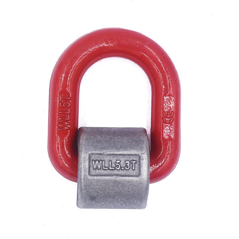 G80 Forged D-Ring High Strength Welding & Lifting Ring for Marine and Mold Applications