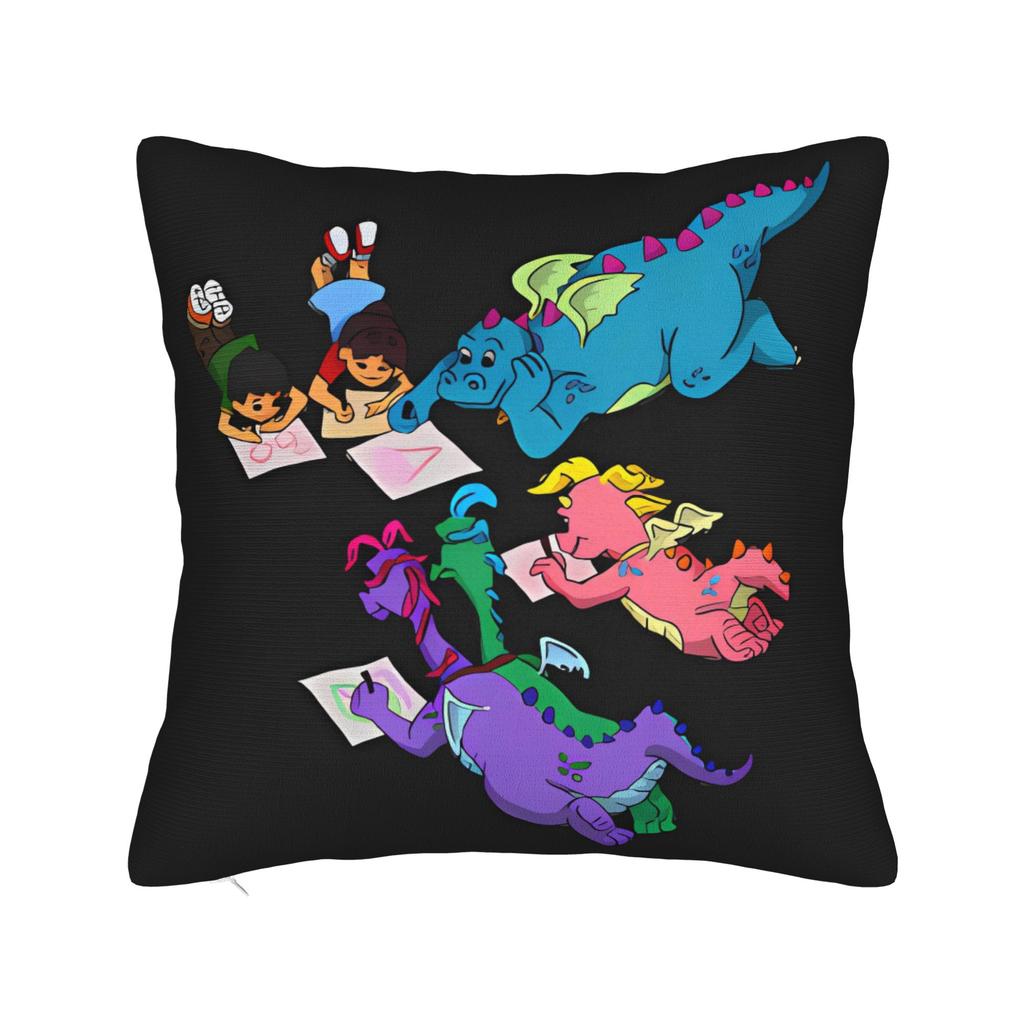 Dragon Tales Pillow Case  Comfy Pillow Cover Morden Cushion Cover For Living Room Chair