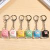 Cute Cat Claw Fingertip Decompression Pressure Toy Key Chain Key Ring Keycap Tester Back Bag Pendant Festival Gift For Couples