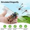 1/5/10Pcs Fake Dragonfly Decoration Weather-resistant Fly Repellent Simulated Dragonfly Model Indoor Outdoor Garden 3D Dragonfly Ornament