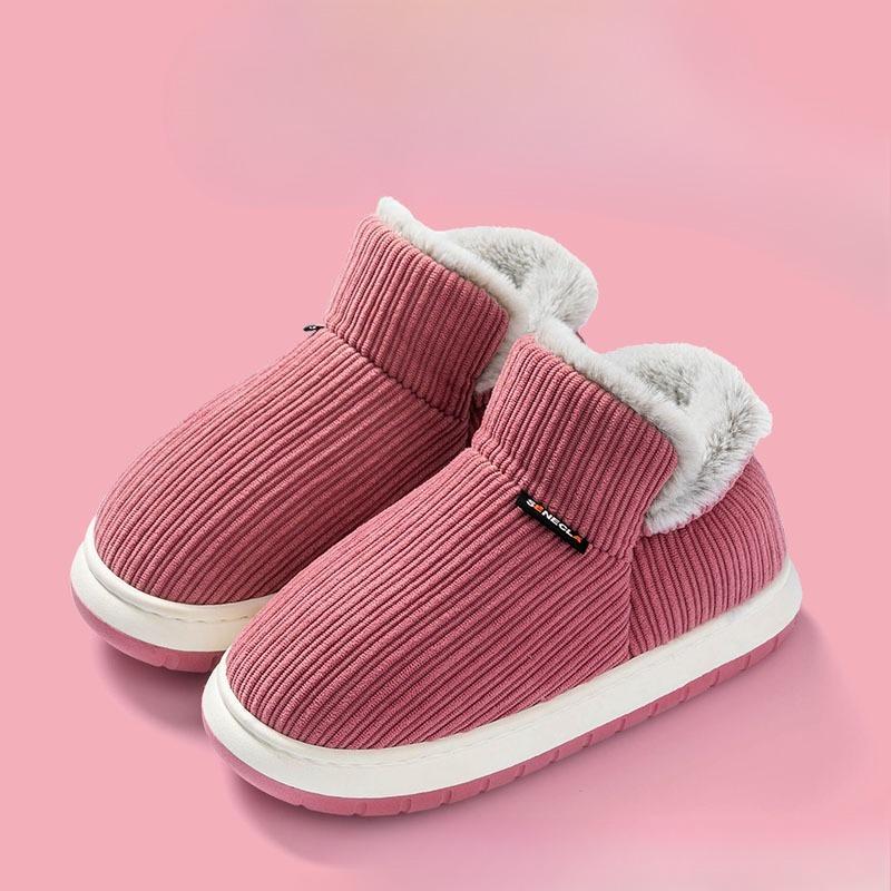 Anti-slip Soft-soled Cotton Shoes with Added Fleece and Thickened Warmth, Thick-soled Home Cotton Slippers