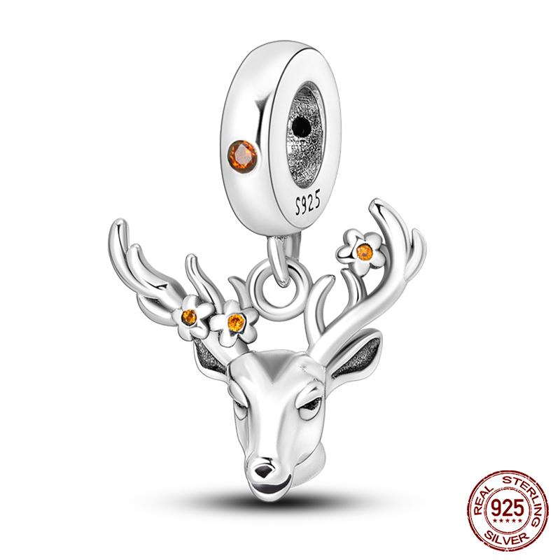 S925 Silver Fashion Camera Coffee Cup Flower Charms Beads Fit  S925 Original Bracelet DIY Birthday Jewelry Making For Women