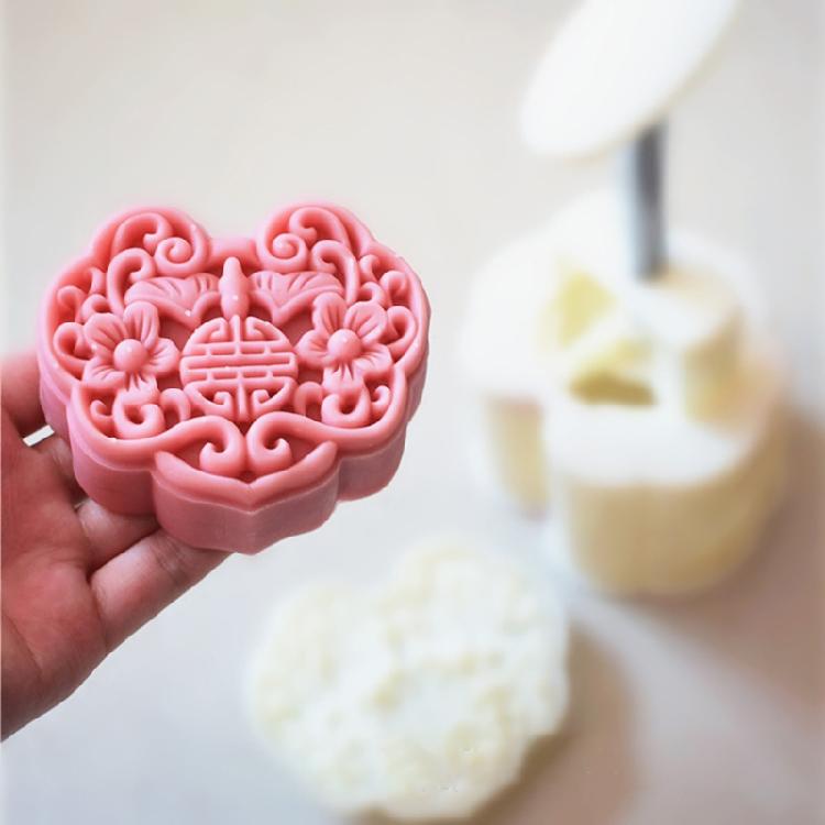 Hand-Pressure Moon Cake Mould Cake Moon Stamp Pastry Tool Thickness Adjustable