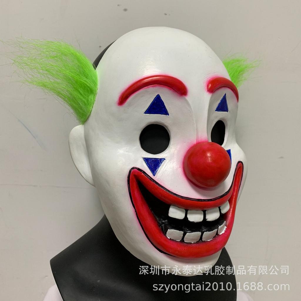 Batman Joker Gunman's sidekick latex mask Horror spoof Halloween merchandise Cosplay Props