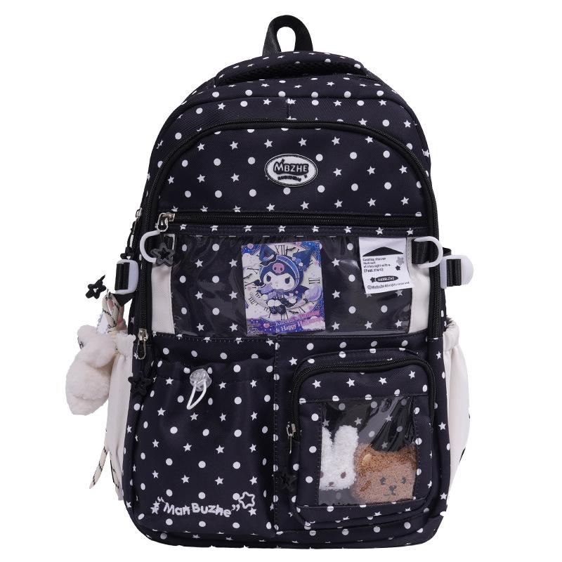 Schoolbag new Japanese ins storm point schoolbag female Mori small fresh and cute primary and secondary school students 1st-1st grade backpack