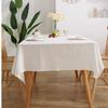 Vintage einfarbige Tischdecken für Rechteck 100% Baumwolle Tischdecke für Küche Hochzeit Bankett Tischplatte für Partys Weihnachten