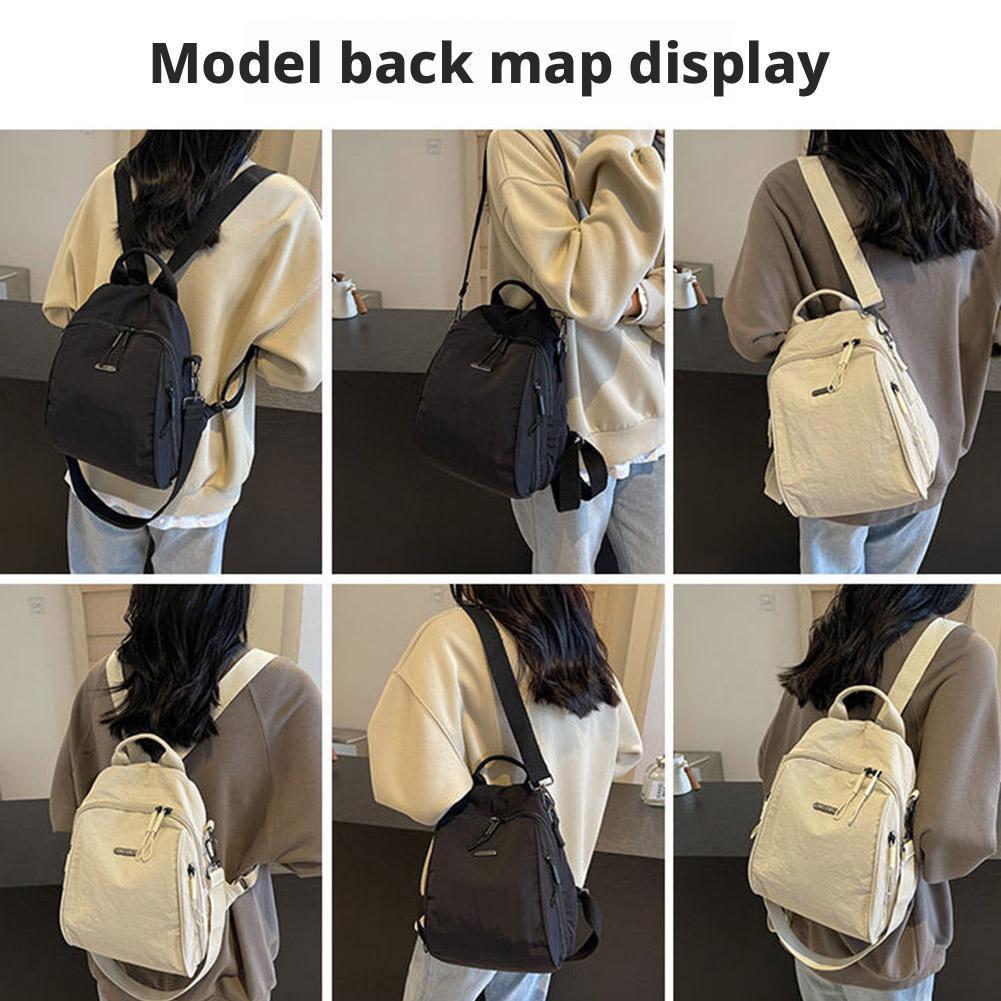 Large Capacity Lightweight Women's Travel Backpack Fashionable Simple Casual Handbag Sport Hiking Backpack