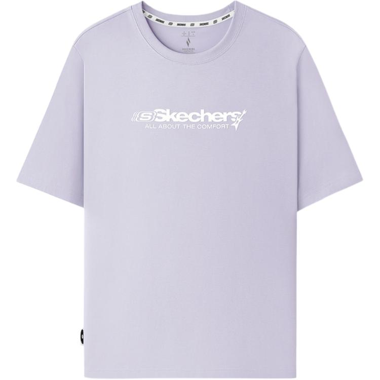 Skechers Casual Sports Short Sleeve Round Neck T-Shirt Women tops L325W011-02N4 S