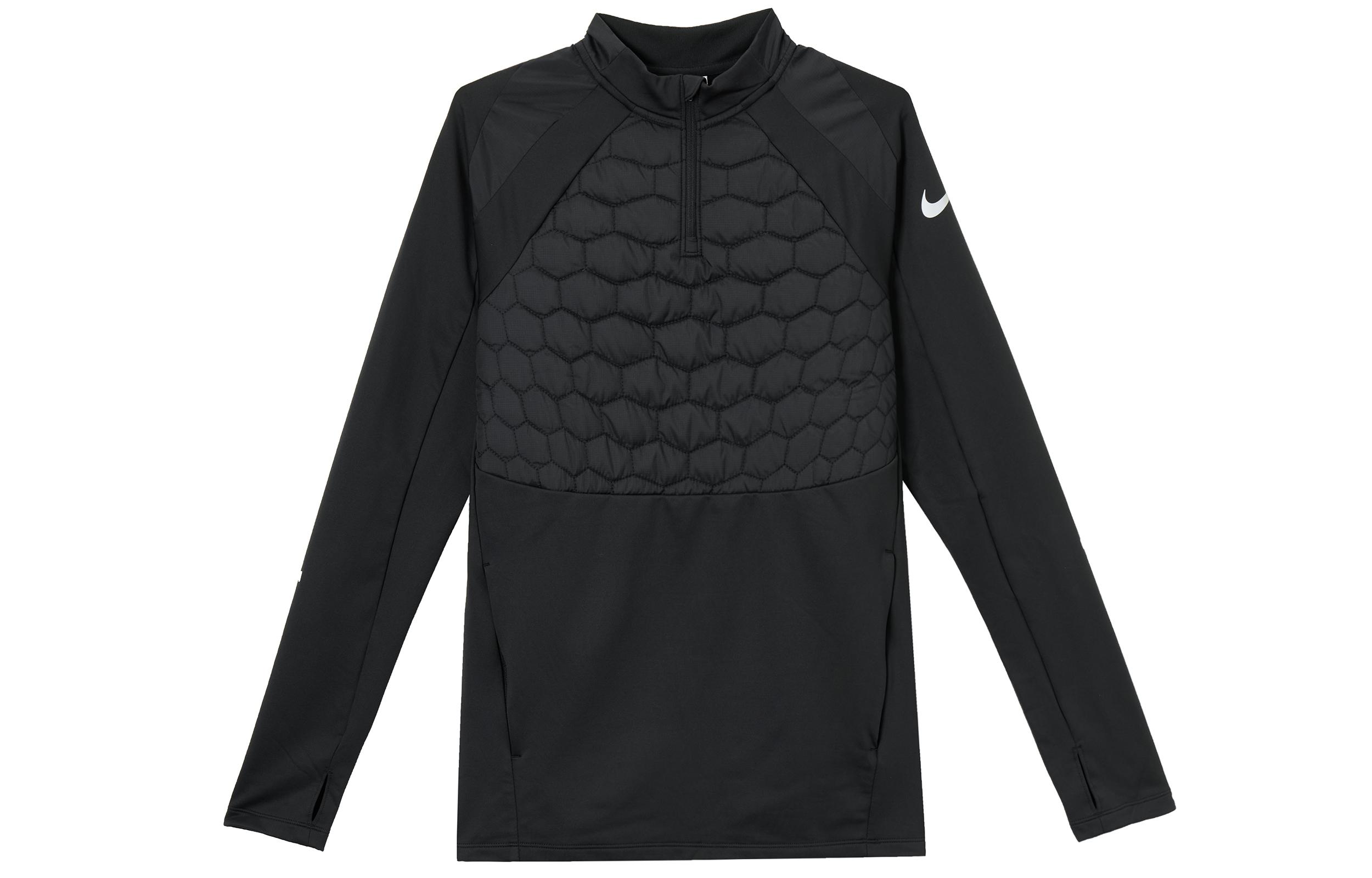 

Nike Strike Men s Therma FIT Soccer Drill Top FZ0567-010 S