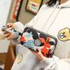 2023 Waterproof Women's Three-layer Zipper Coin Wallet Cosmetic Bag Canvas Women Purse Clutch Women's Purse Best Phone Wallet