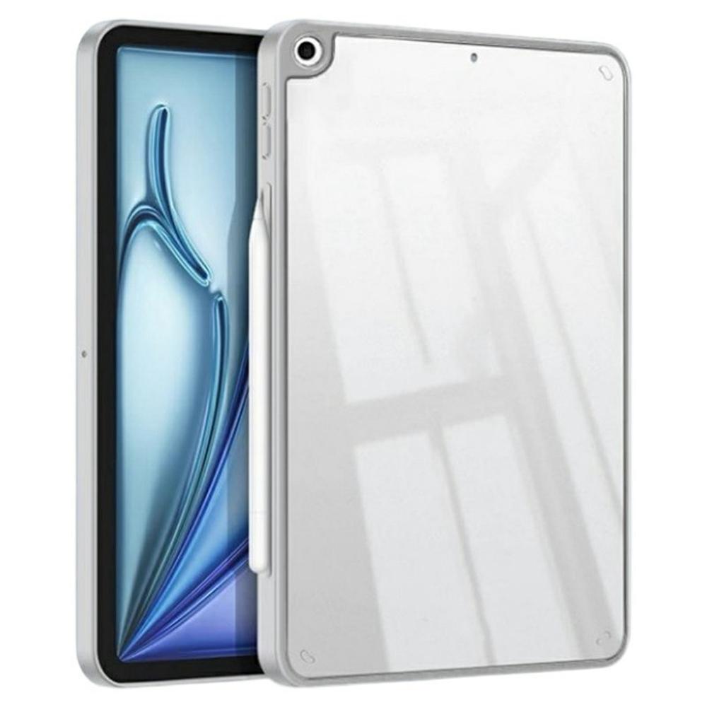 

Для iPad 10.2 (2021)/(2020)/(2019) Чехол ТПУ+Акрил+ПК Матовый Противоударный Чехол для Планшета Grey