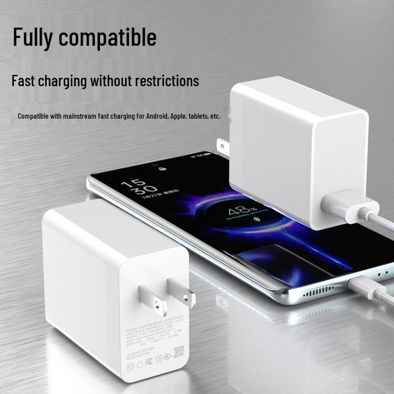 Compatible 33W Super Flash Charger for Xiaomi 10/10pro/11pro/12pro - US/EU Fast Charge Adapter