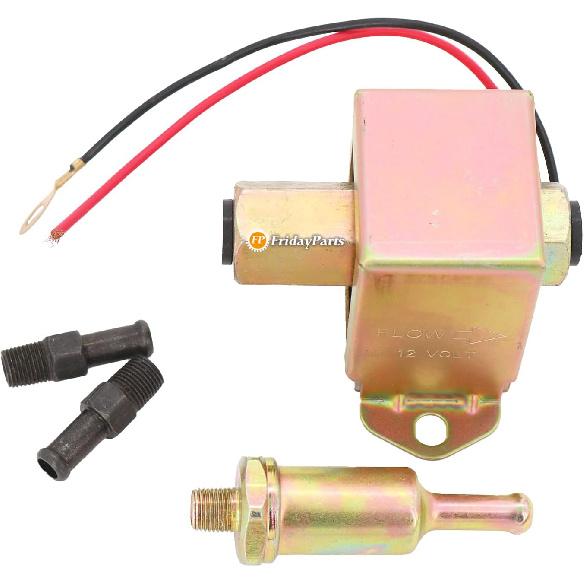 FridayParts 12V Fuel Pump AH107362 Compatible for John Deere 116 400 1065 4420 4425 6600 6602 6620 7700 7720 8820 Replacement