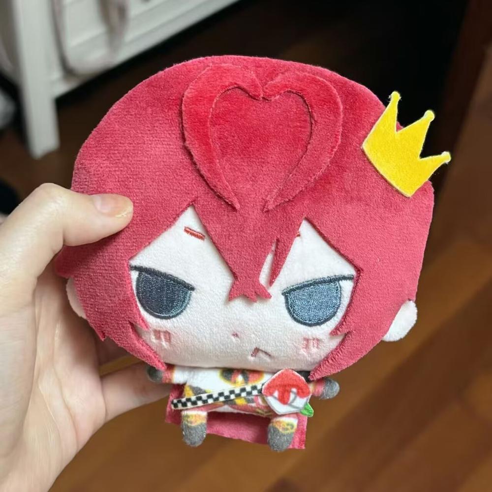 Poupée Peluche Pendentif Rosecœurs Rose Torsadée 10cm Mini Jouet en Peluche Dessin Animé Collectionner Sac à Dos Périphériques Jouets Cadeau Poupées