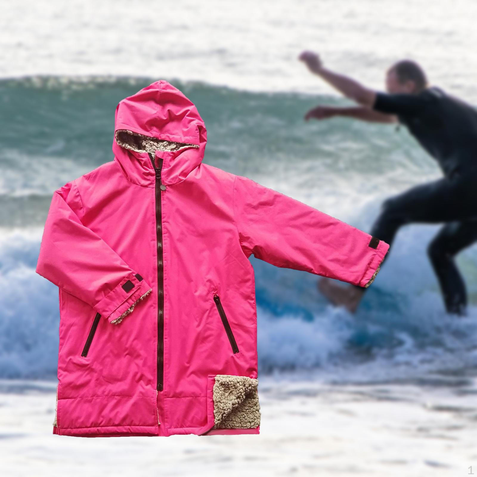 Hooded Kids Changing Robe Coat Poncho