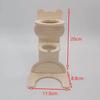 Freestanding Base Hamster Water Bottle Stand Wood Hamster Water Bottle  For Hamsters