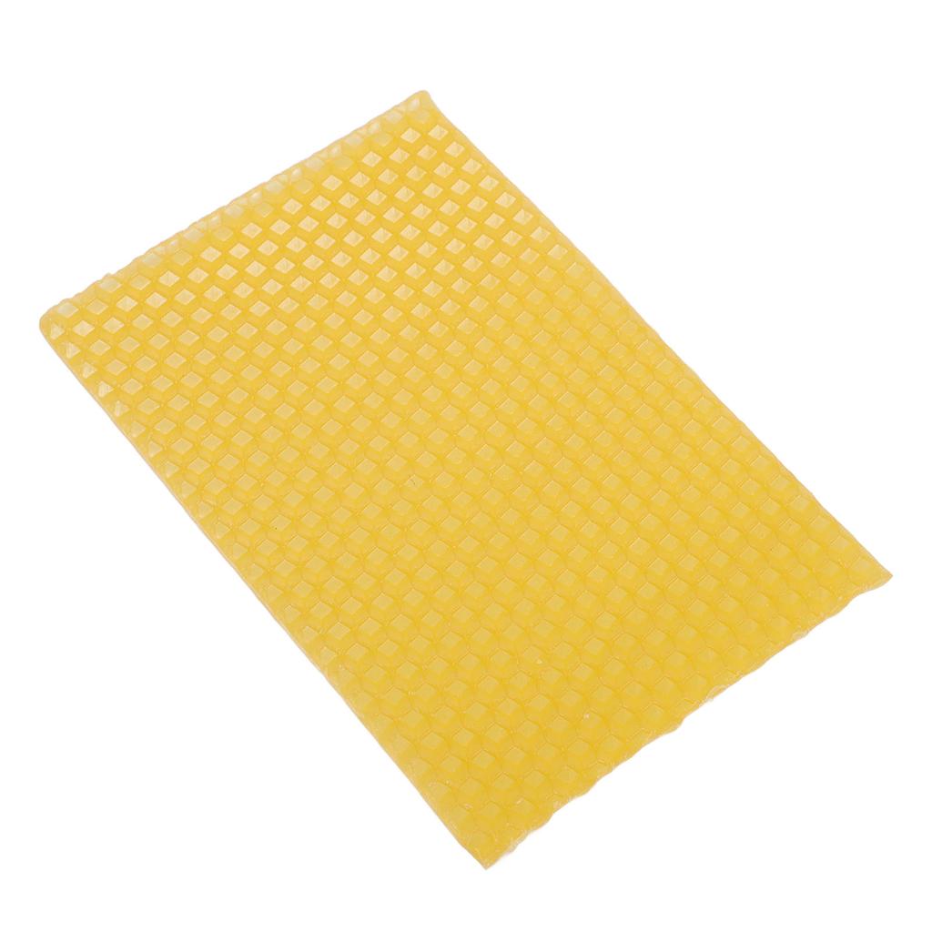 20Pcs Beeswax Candle Sheets Soft Cuttable DIY Candle Making Beeswax Sheets Foundation for Beehive Frame Beekeeping