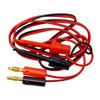 1M Wire For Multimeter Test Leads with Hook Clamp Adapter Easy Install
