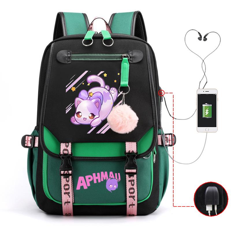 Harajuku Simple And Versatile Junior High School Student Schoolbag Female Lightweight Large-Capacity Junior High School Student Backpack