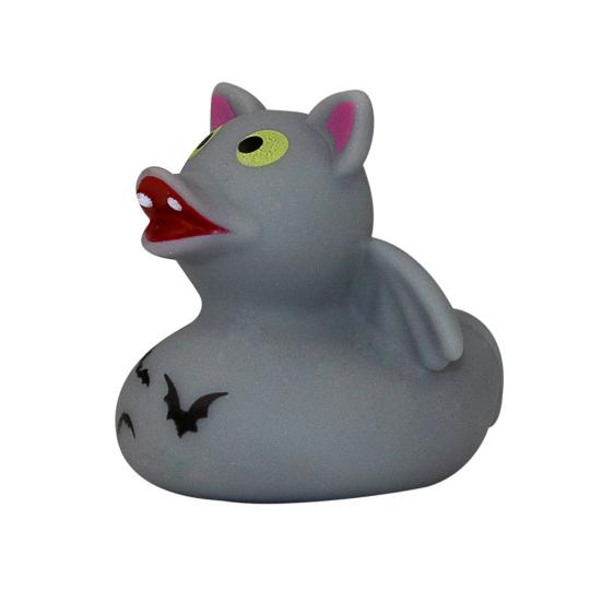 6Pcs Halloween Horror Rubber Duck with Pressable Ghost Face Spooky Ghost Duck for