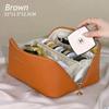1pc Cosmetics Dispenser Kit Roomy Travel Toiletry Bag Makeup Bag Ins Advanced Sense Lightweight Cosmetic Storage Bag