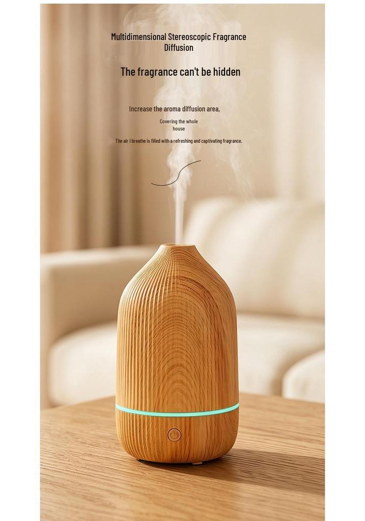 USB Ultrasonic Essential Oil Aroma Diffuser with Multiple Colors