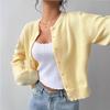 Women's Long Sleeve Knit Cardigan - Soft, Short, Loose, Slimming Autumn/Winter 2025