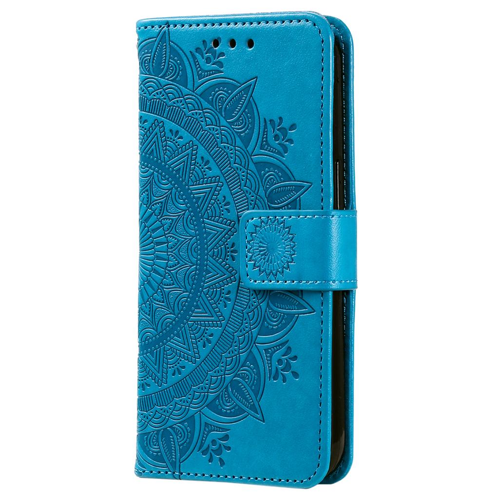 Pour Xiaomi Redmi Note 13 Pro+ 5G Étui Mandala Fleur Imprimé Cuir PU Housse à Rabat
