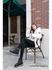 Women's Winter High-Top Cotton Snow Boots - Thickened, Plus Velvet, Waterproof, Non-Slip, Ideal for Middle-Aged and Elderly Women