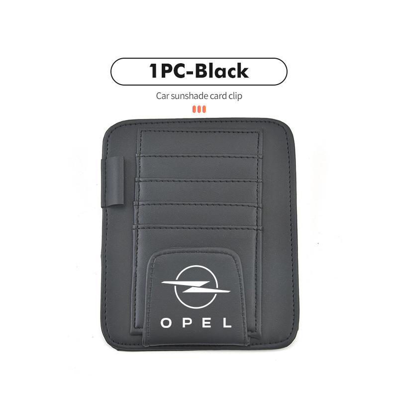 Car Sun Visor Sunglasses Clip Credit Card Pen Storage Holder For Opel Corsa Mokka Astra Cascada Adam Insignia Meriva Vectra