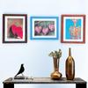 Wooden Colorful Creative Wall Calligraphy Photo Frame Poster Certificate Box Multi Size Drawings Poster Display Ornaments