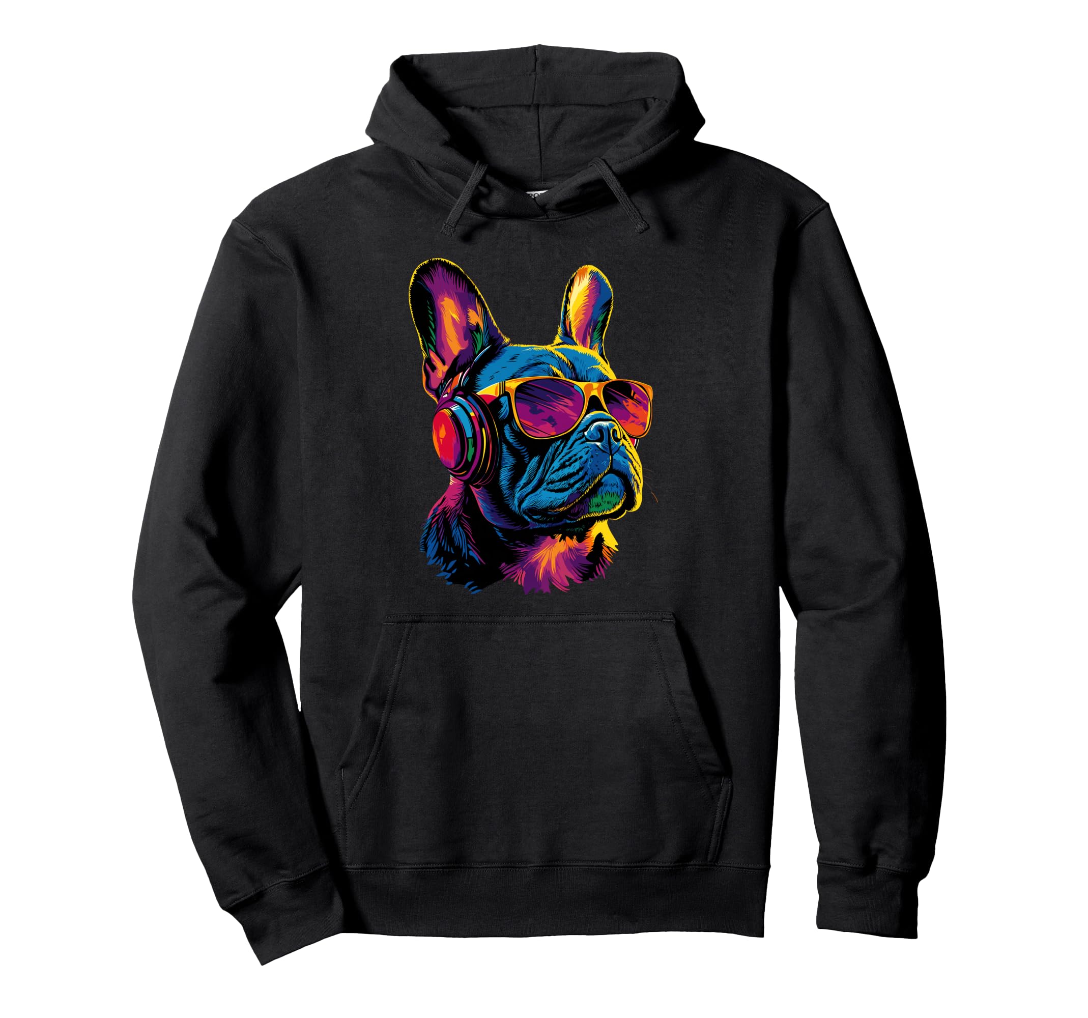 

French Bulldog with Sunglasses Bulldog Mastiff Hoodie