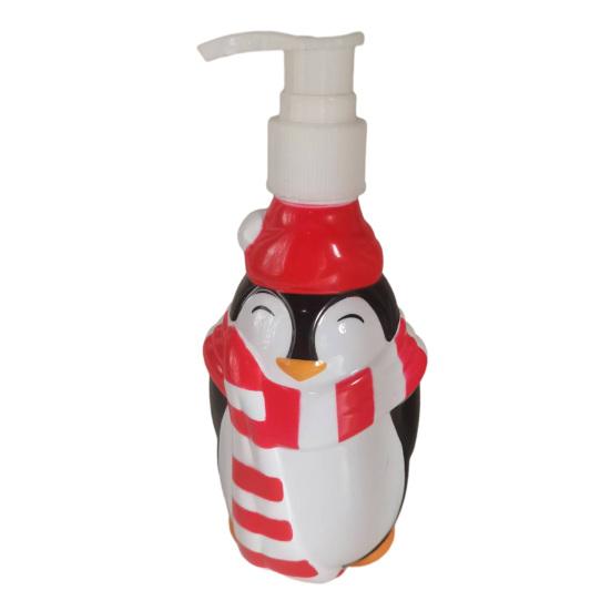 Hand Soap Dispenser 350ML Christmas Dispenser, Santa Claus Tree Penguin Shape Refillable Countertop Bottle, Plastic Empty Pump Bottle for Soap,