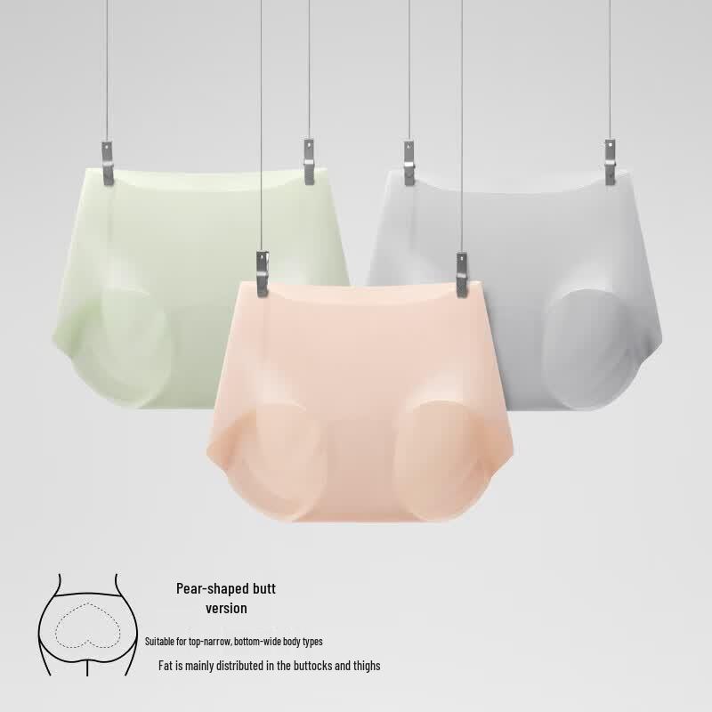 Bananain 508A Women's Seamless Anti-Chafe Briefs 3-Pack